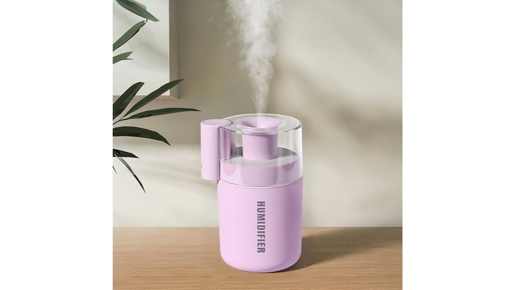 pink 180ml usb mini humidifier