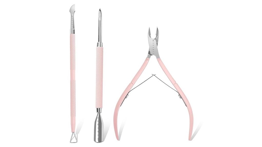 pink cuticle trimmer set