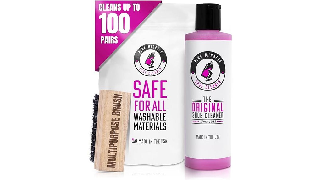 pink sneaker cleaning kit