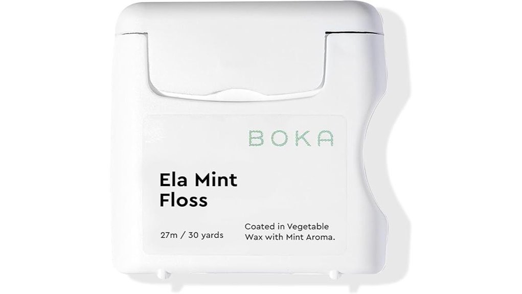 plant based waxed dental floss