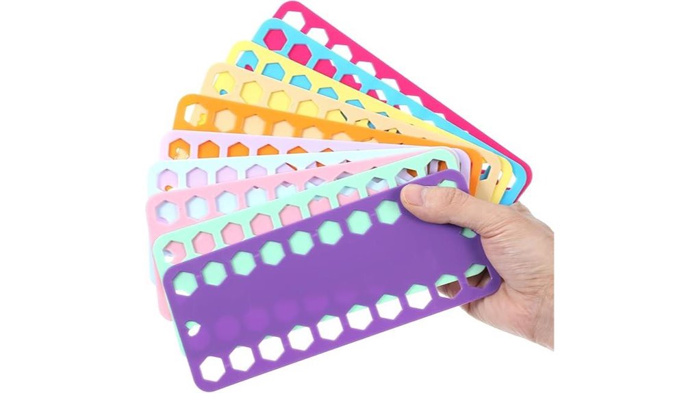 plastic embroidery floss organizer cards
