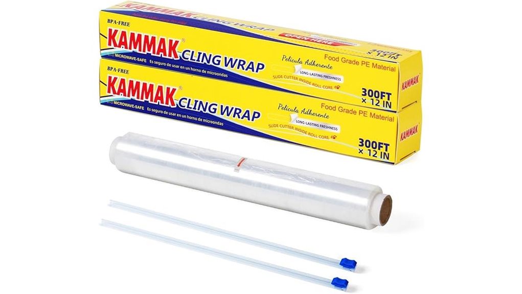 plastic wrap with cutter