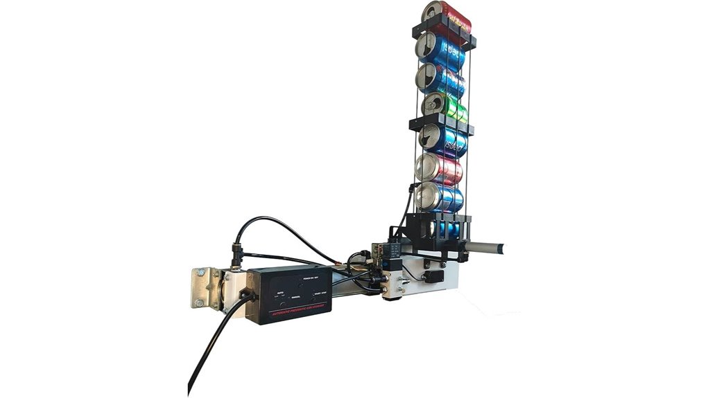 pneumatic aluminum can crusher