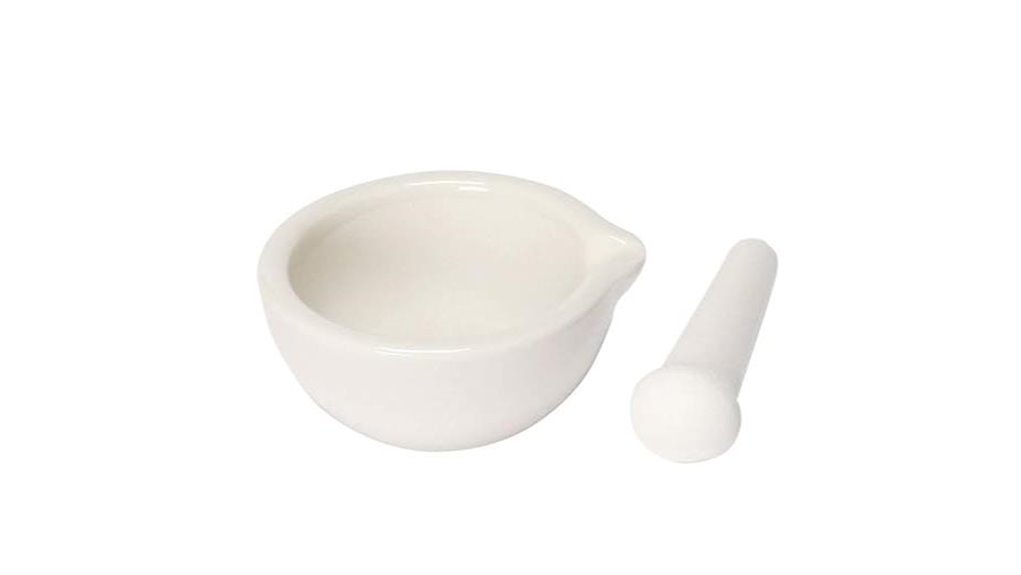 porcelain 6ml mortar pestle
