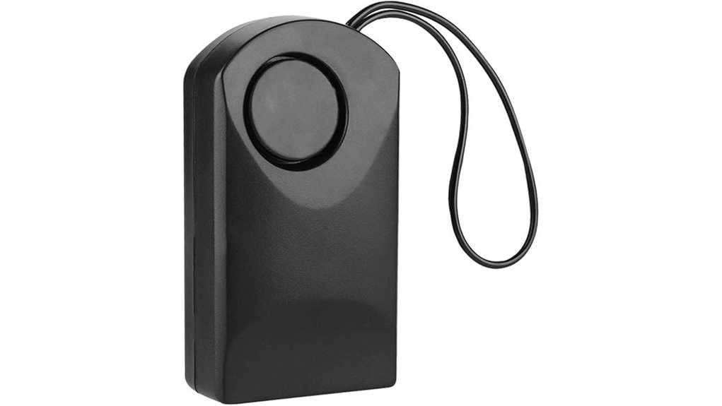 portable 120db touch activated doorhandle alarm