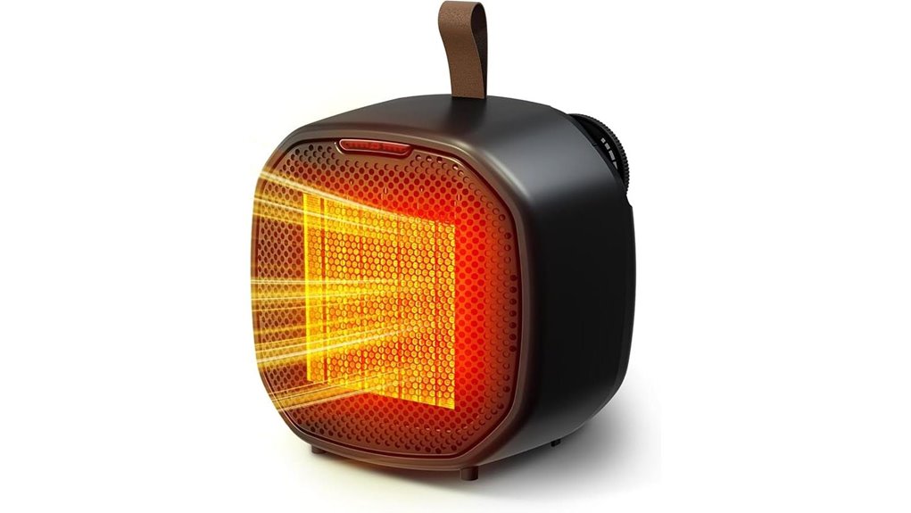 portable 1500w ceramic thermostat heater