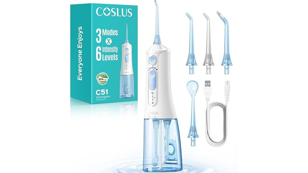 portable 300ml coslus water flosser