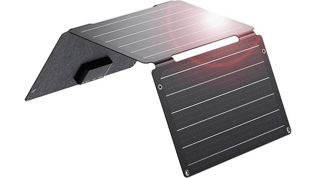 portable 30w folding solar charger