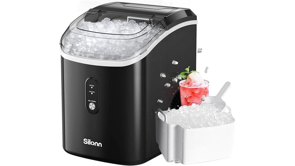 portable 33lb day nugget ice maker