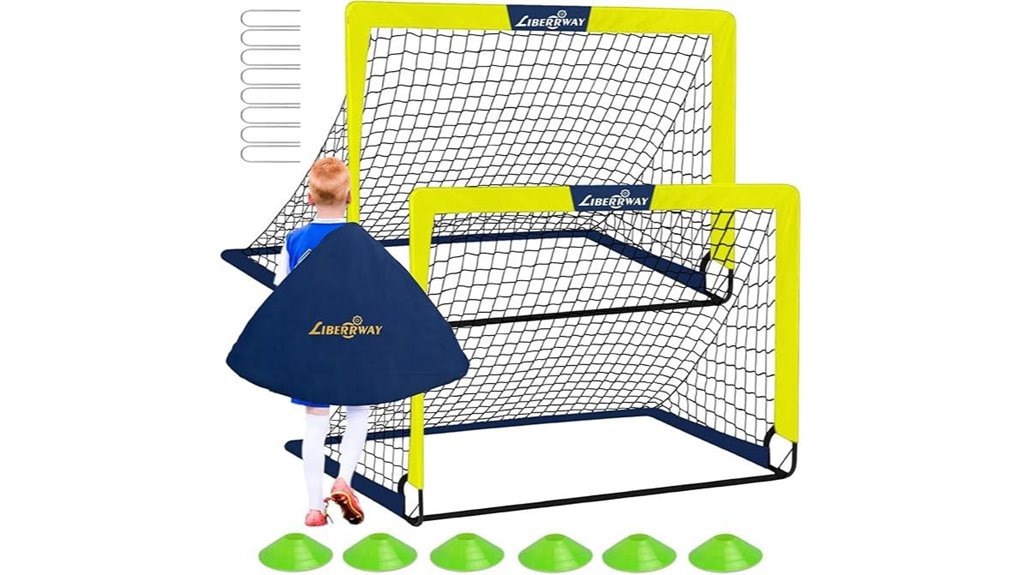 portable 4x3 kids soccer goal