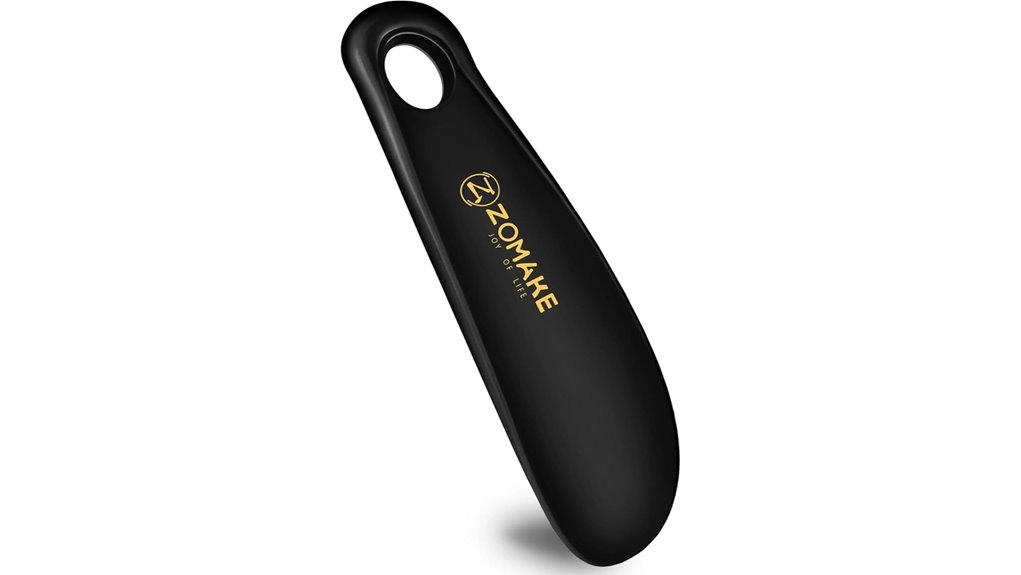 portable 7 3 inch plastic shoehorn