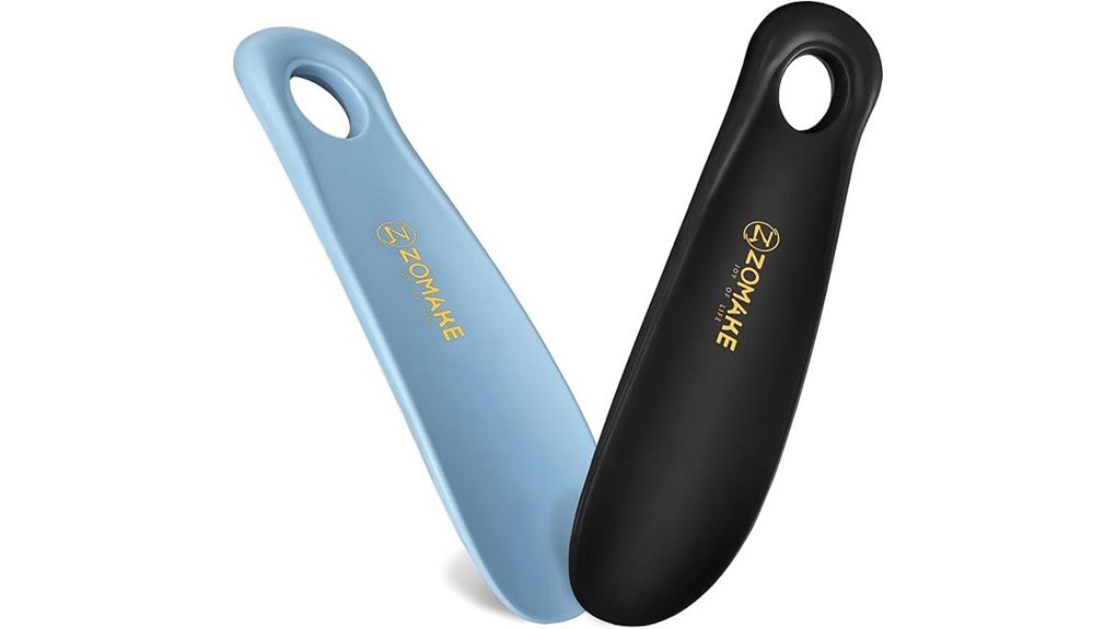 portable 7 3 plastic shoehorn