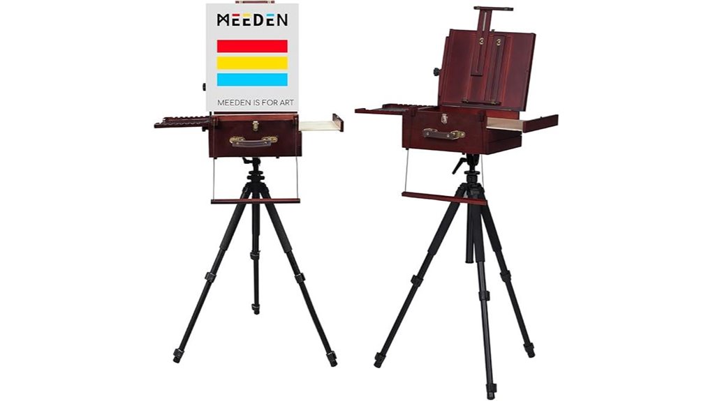 portable aluminum french easel