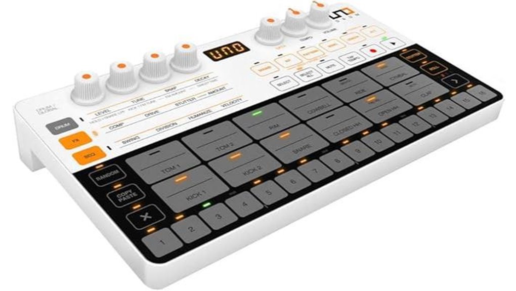 portable analog digital drum machine