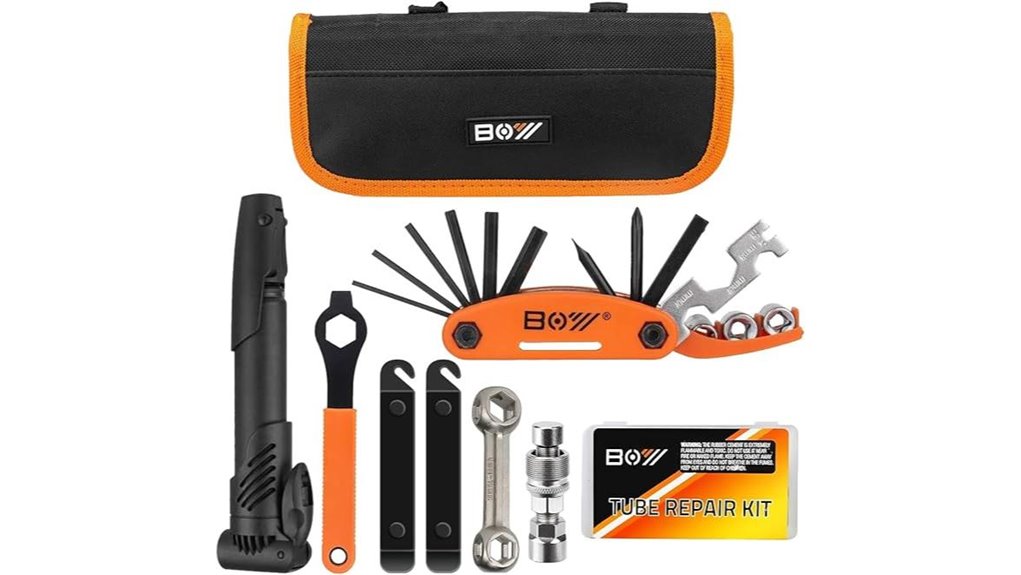 portable bicycle repair kit