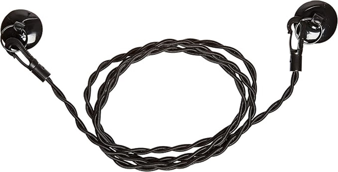 portable black travel clothesline