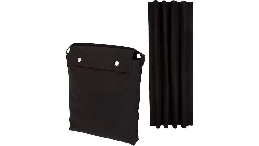 portable blackout curtain with suction