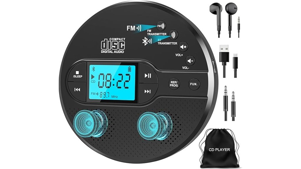 portable bluetooth cd player