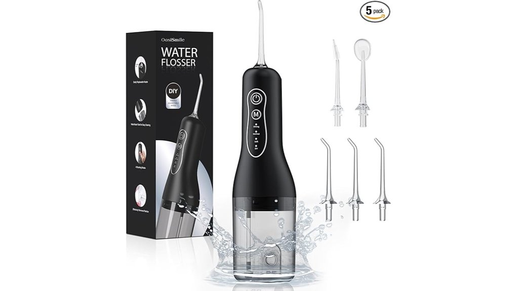 portable cordless braces water flosser