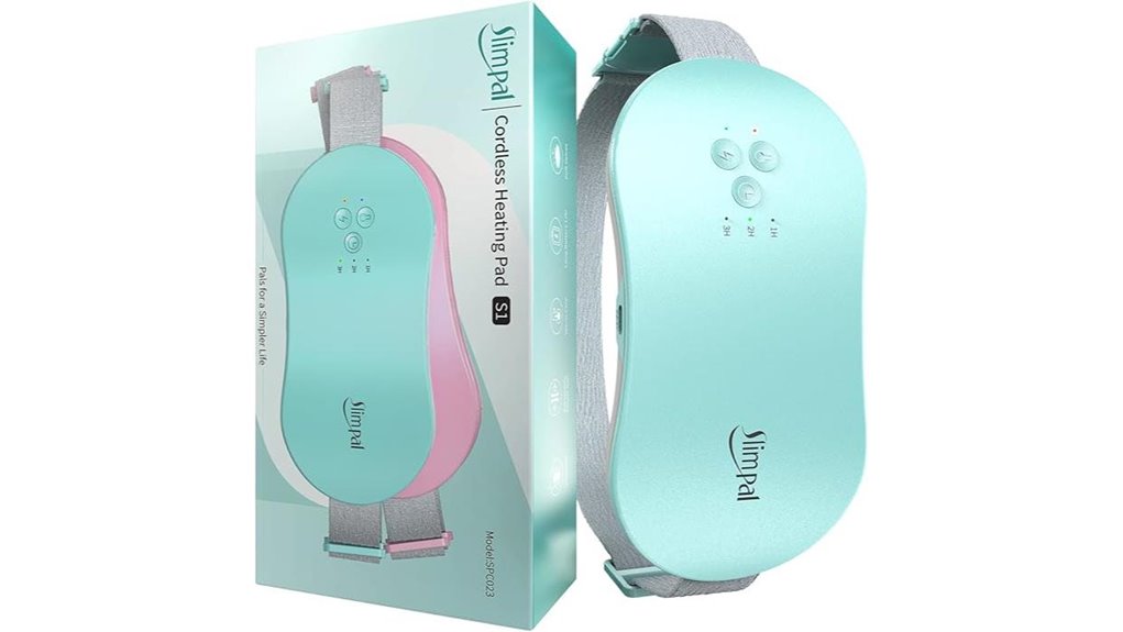 portable cordless heating pad belt