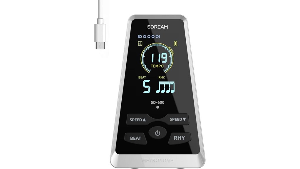 portable digital lcd metronome