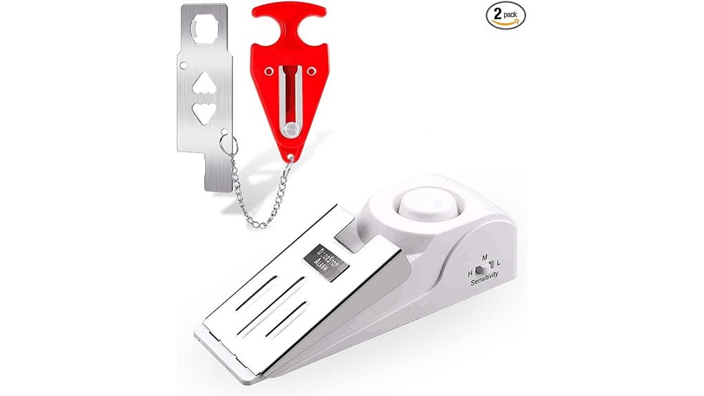 portable door alarm locks