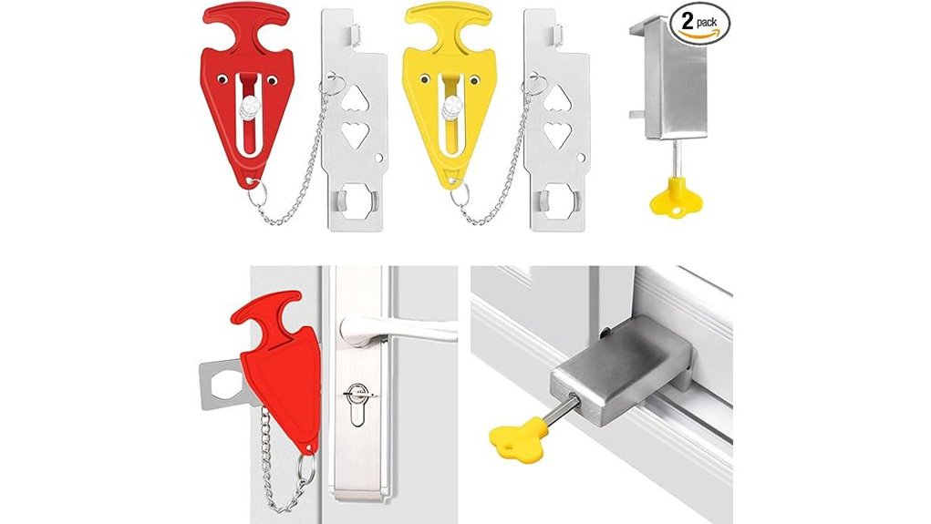 portable door and window locks
