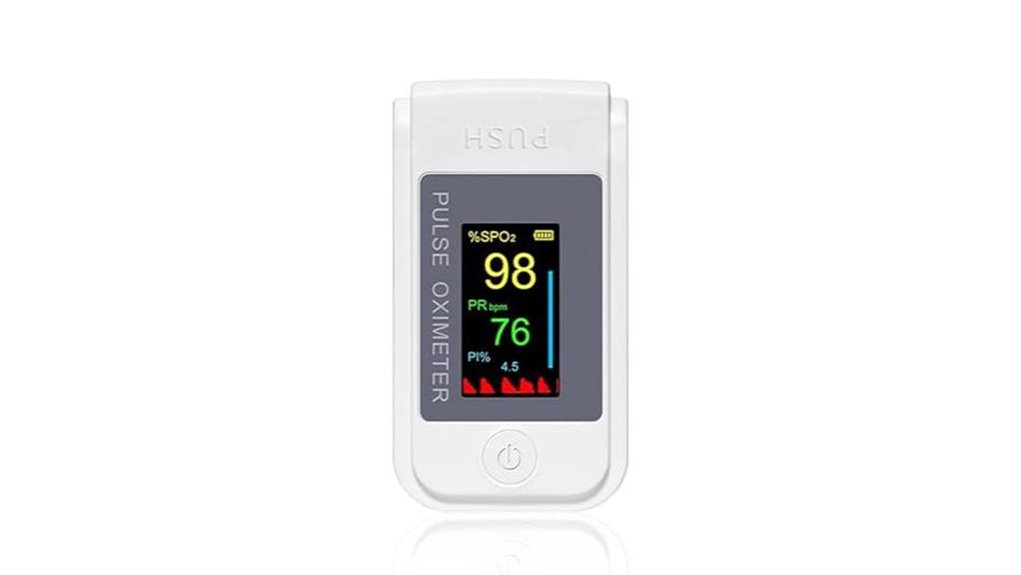 portable fingertip pulse oximeter