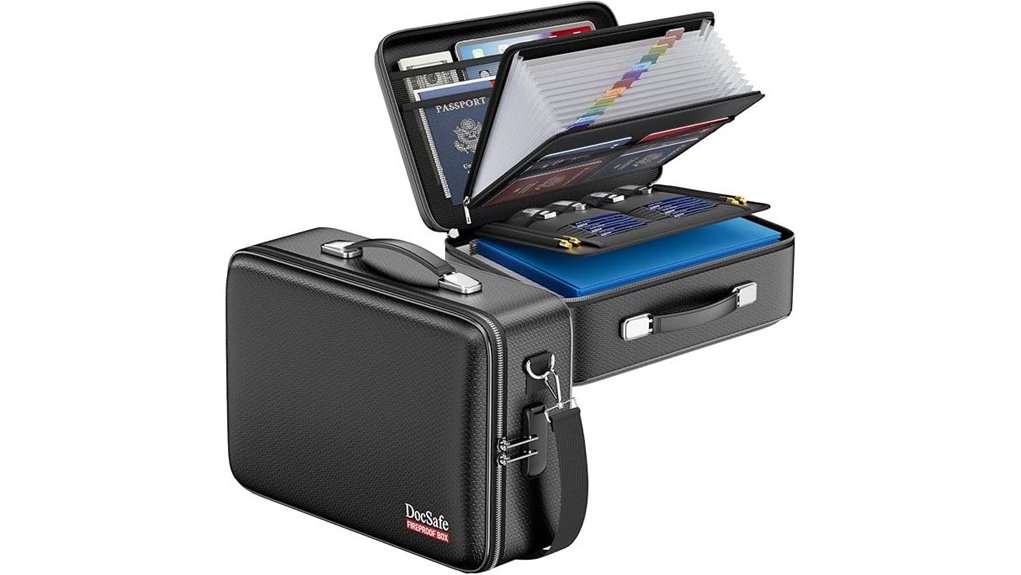 portable fireproof document safe