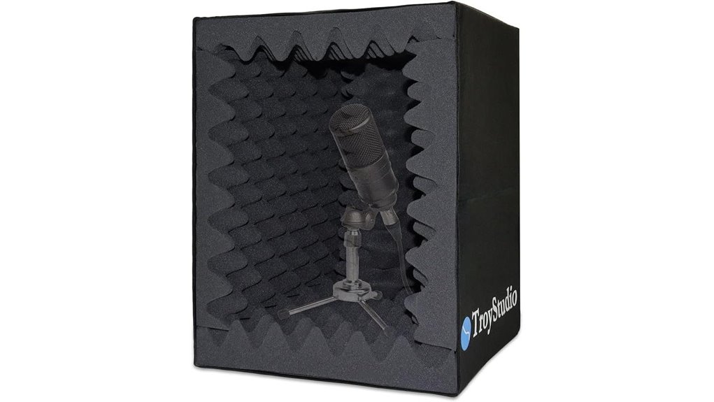 portable foldable vocal isolation booth