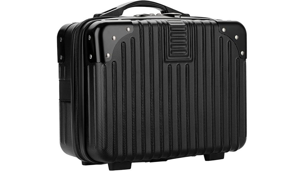 portable hard shell mini cosmetic case