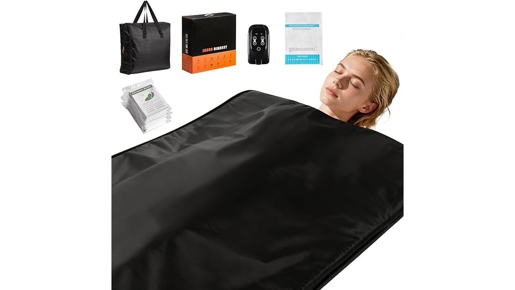 portable infrared sauna blanket