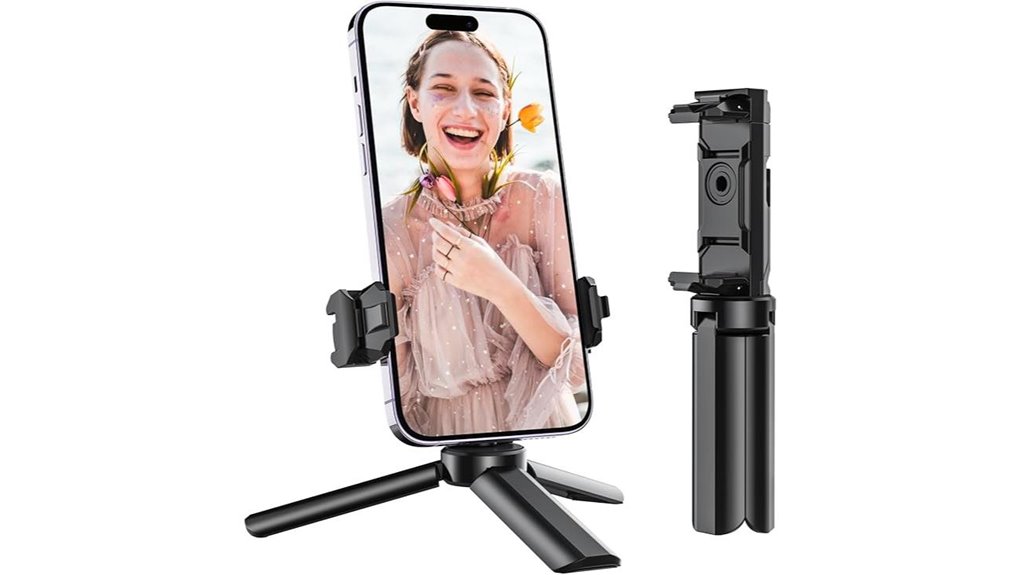 portable mini tripod with holder