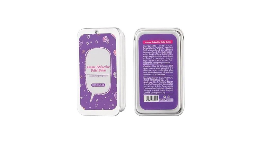 portable natural solid cologne