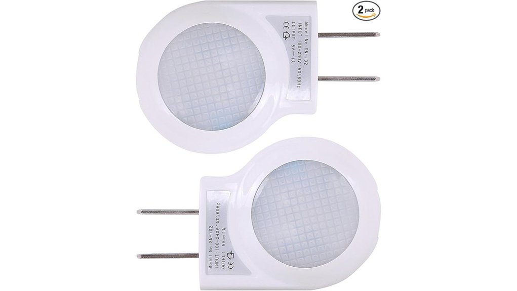 portable plug in led nightlight