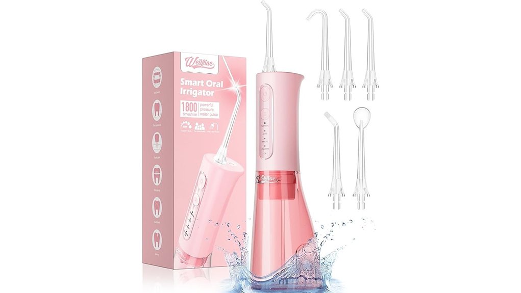 portable rechargeable water flosser
