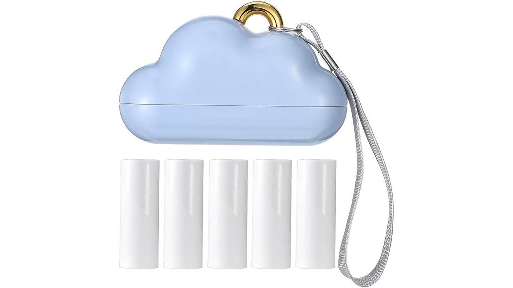 portable refillable lint roller