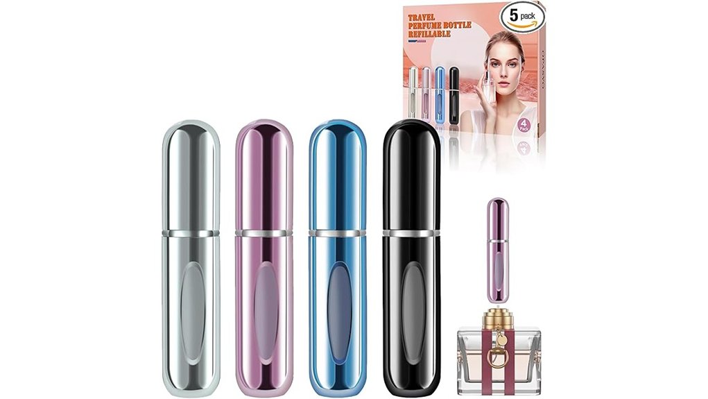portable refillable perfume atomizers