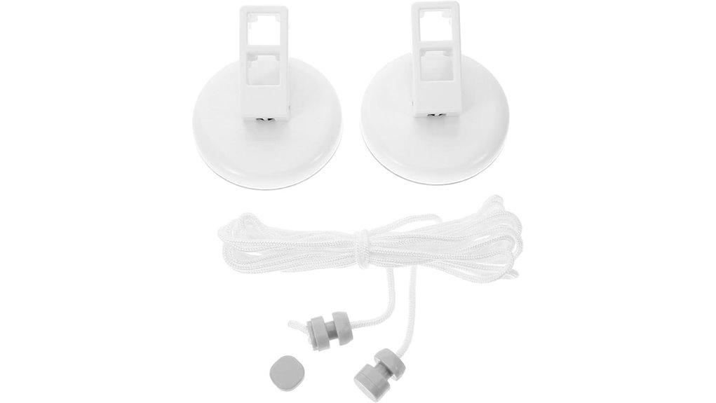 portable retractable suction clothesline