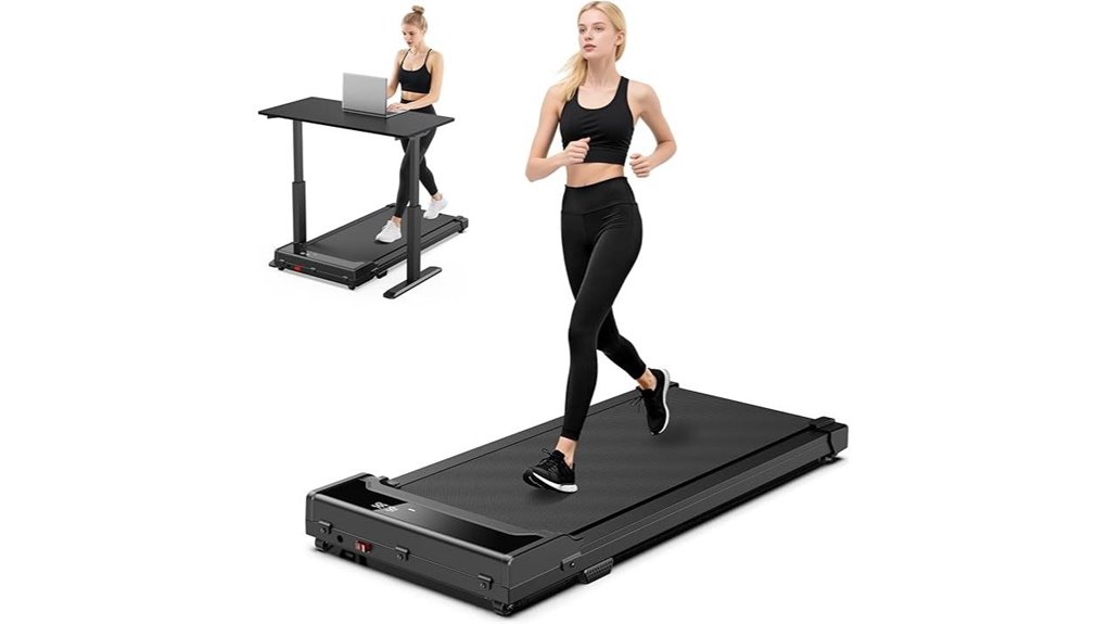 portable slim under desk treadmill
