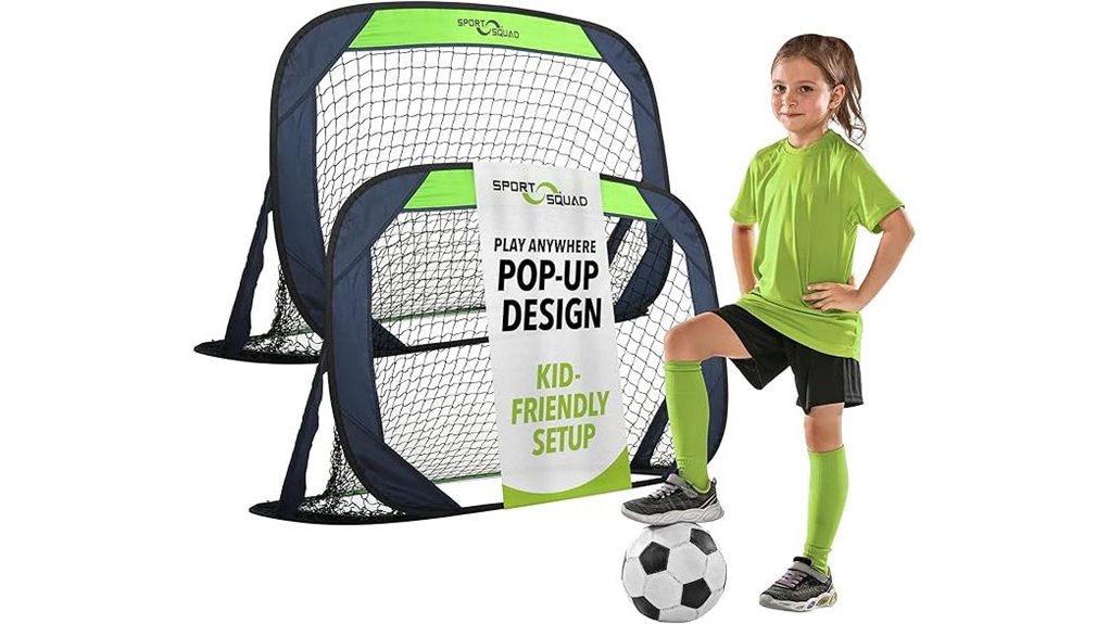 portable soccer goal net set