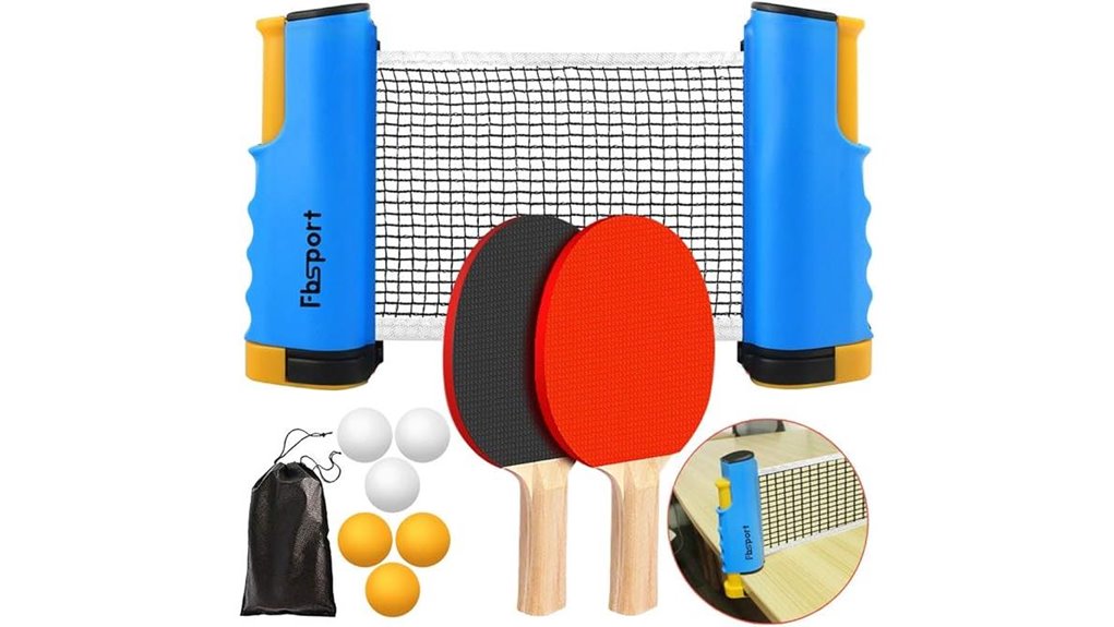 portable table tennis set