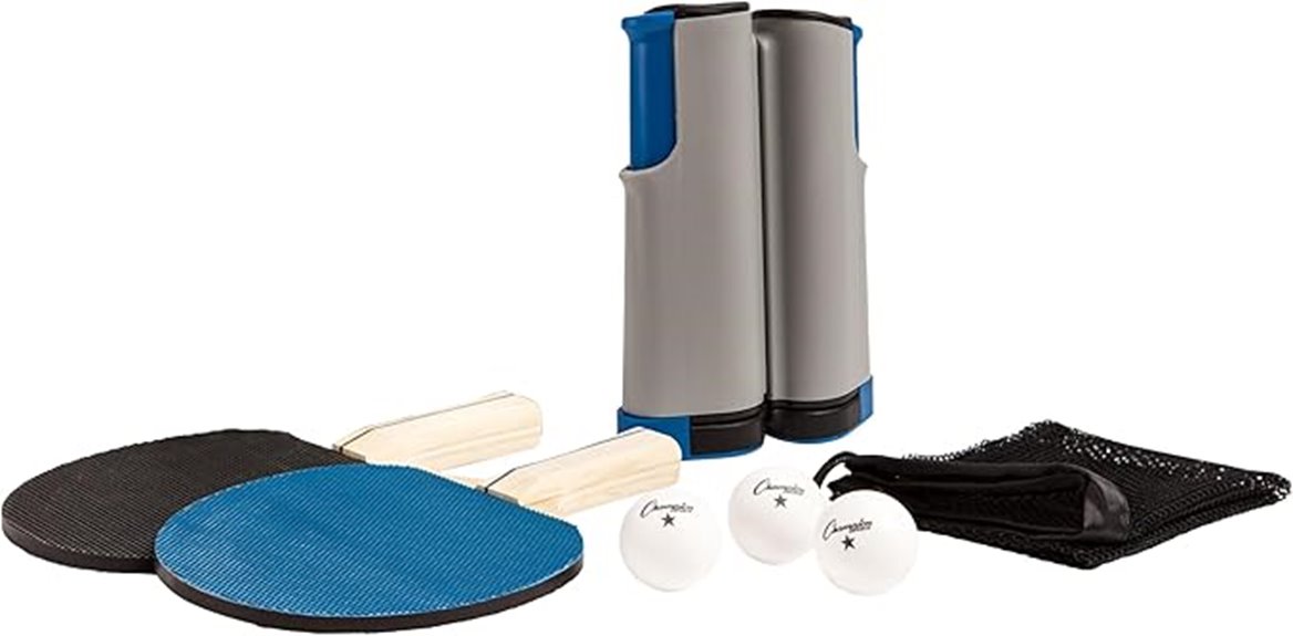 portable table tennis set