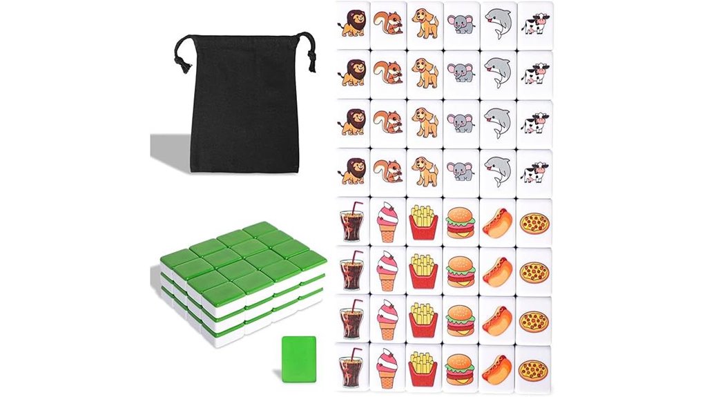 portable two player mahjong set