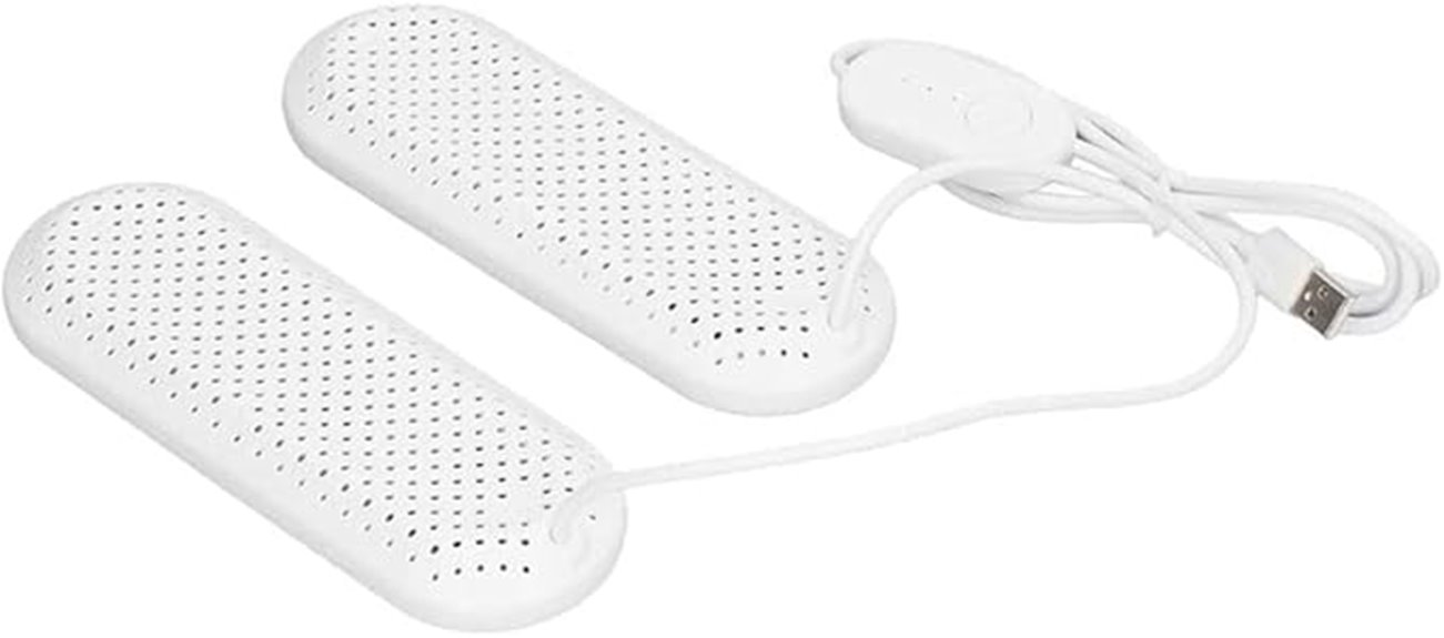 portable usb shoe dryer