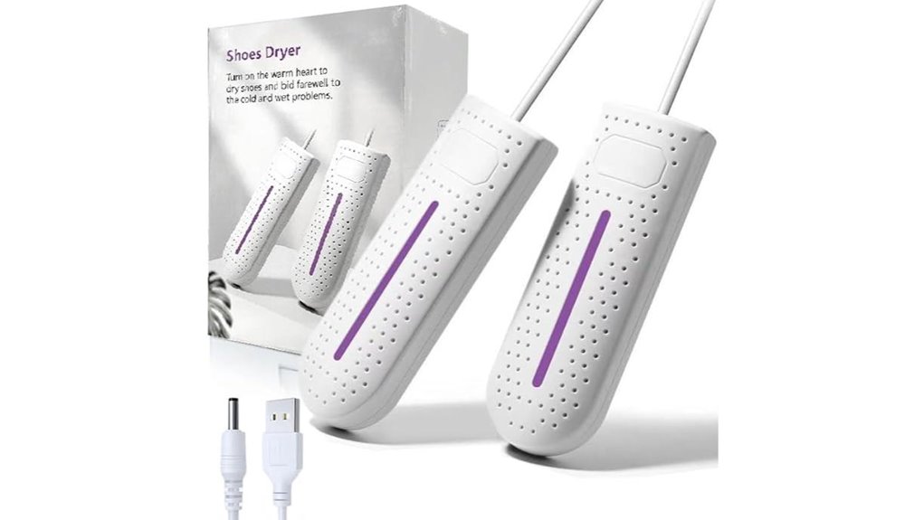 portable usb shoe glove dryer