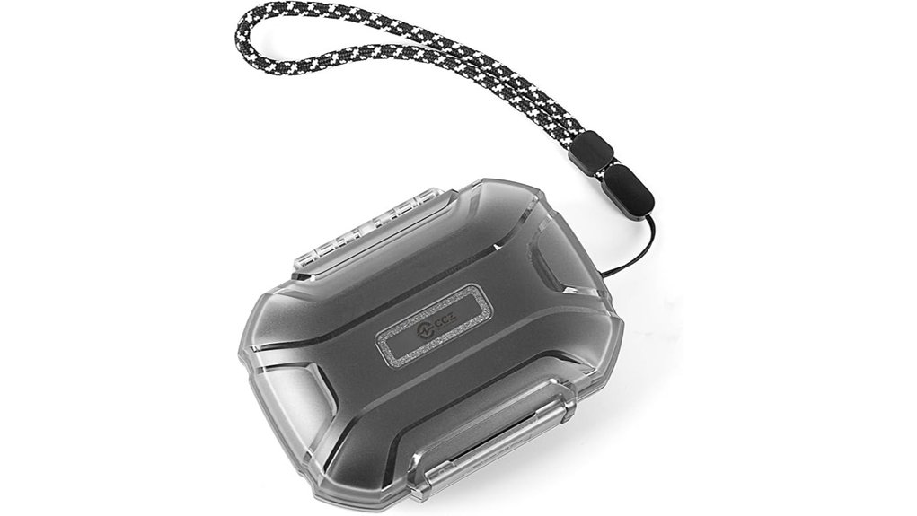 portable waterproof earbud hardcase