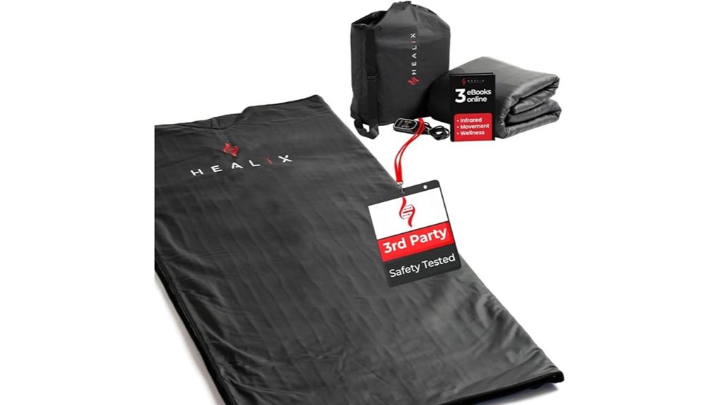 portable zero emf infrared sauna blanket