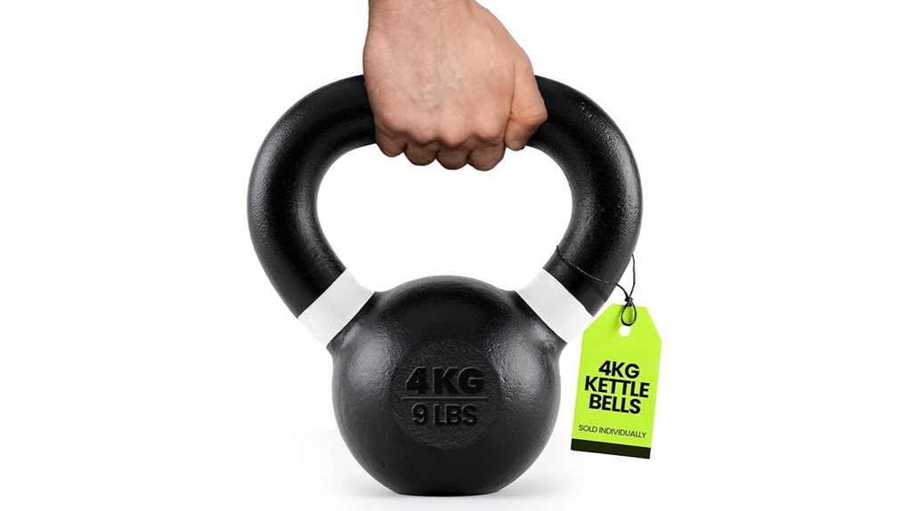 powder coated cast iron kettlebell