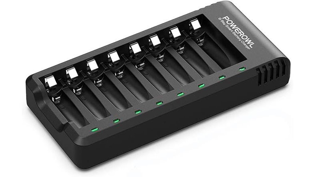 powerowl eight bay usb charger